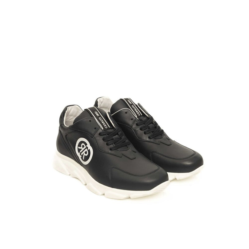 Cerruti 1881 Sneakers en Cuir Bleu pour Hommes