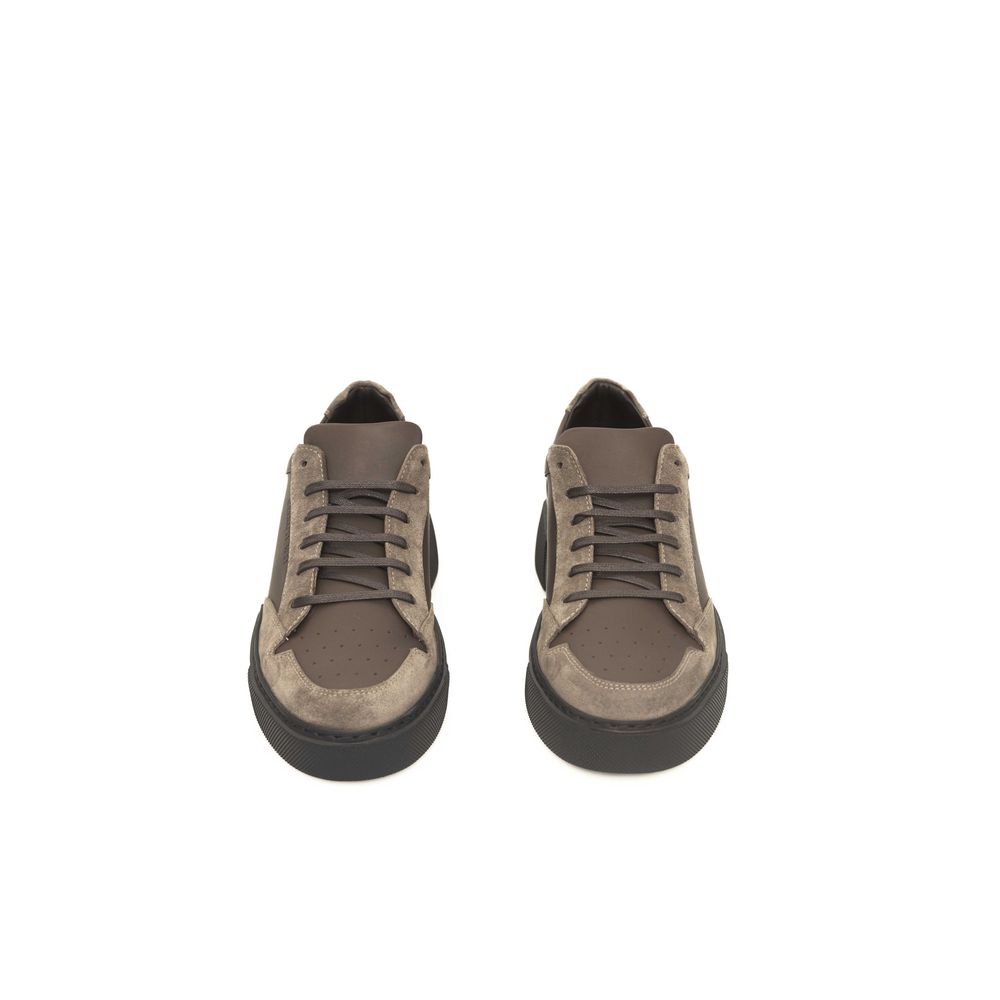Cerruti 1881 Beige leren herensneaker