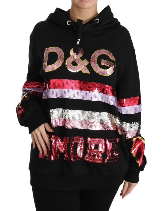 Dolce & Gabbana DG Prikkelgepimpte Kapmuts-Pulloversweater