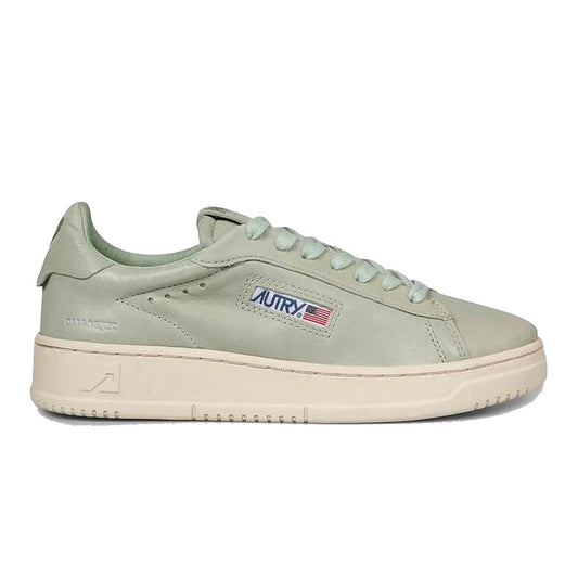 Baskets en cuir Autry vertes