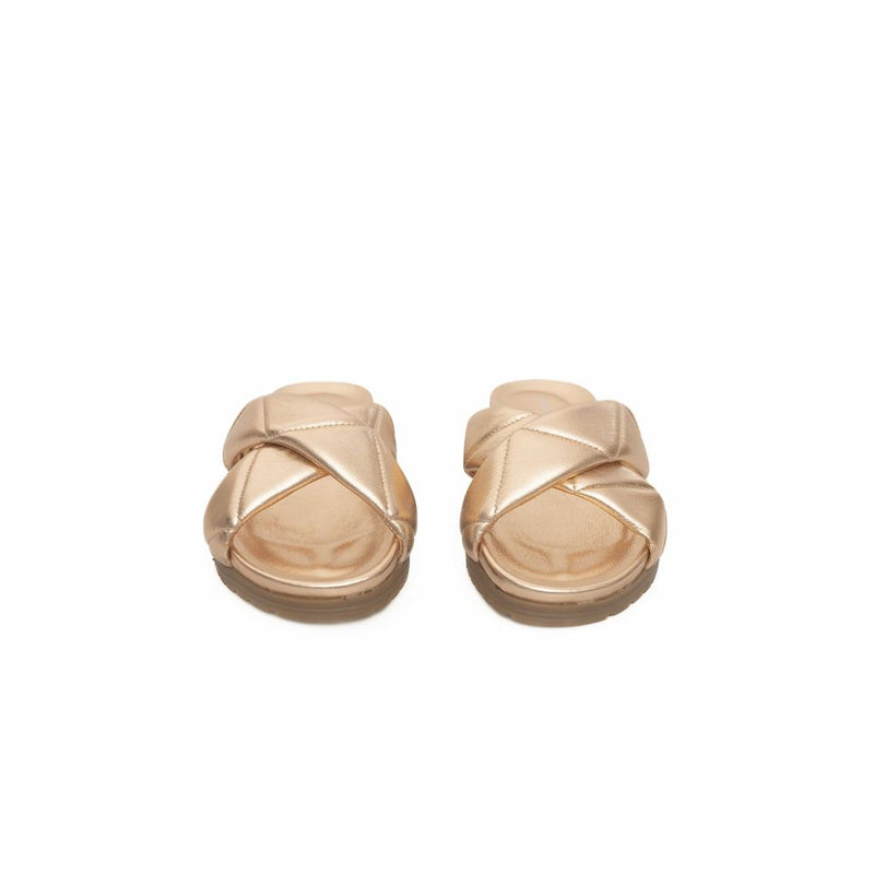 Cerruti 1881 Beige Lambskin Women Sandals - Elegant Comfort