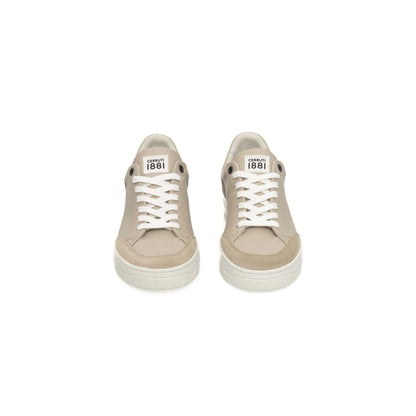 Cerruti 1881 Beige Cowhide Women Sneaker