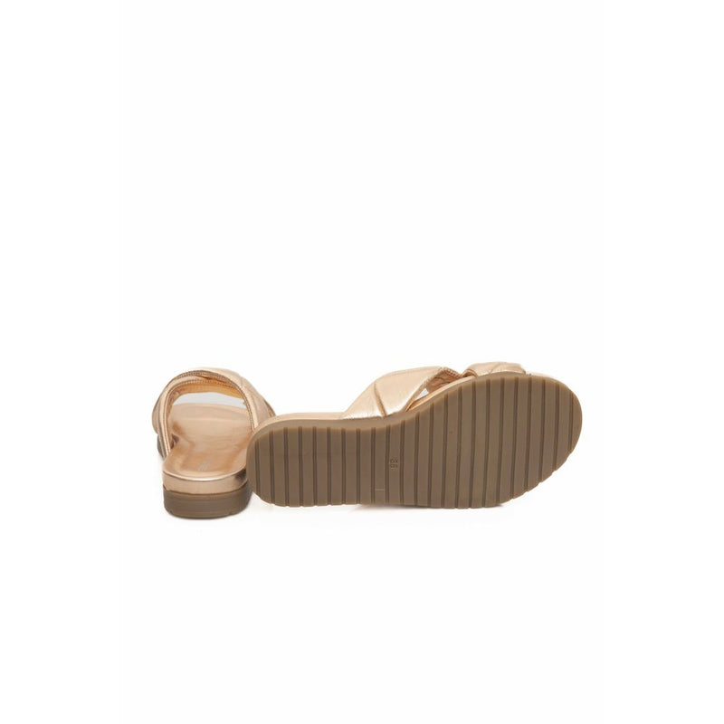 Cerruti 1881 Beige Lambskin Women Sandals - Elegant Comfort