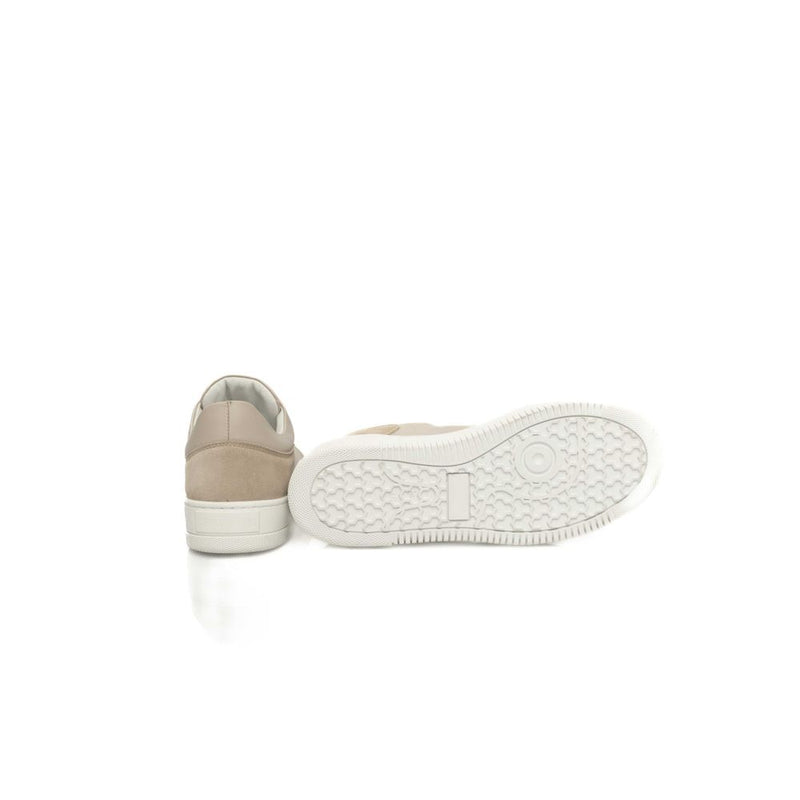 Cerruti 1881 Beige Cowhide Women Sneaker - Luxurious Style