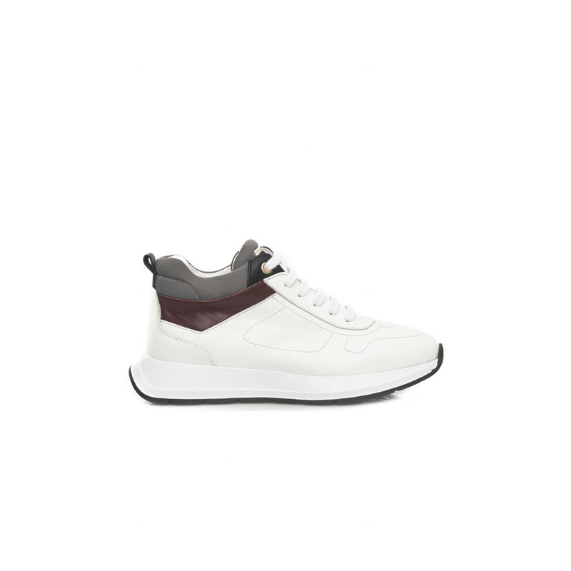 Cerruti 1881 Sneakers Femme en Cuir Blanc - Élégance et Confort