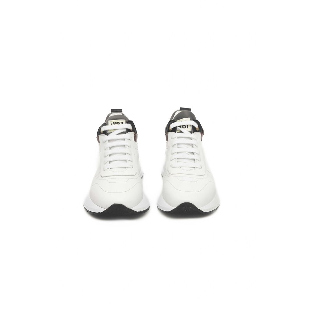 Cerruti 1881 Sneakers Femme en Cuir Blanc - Élégance et Confort