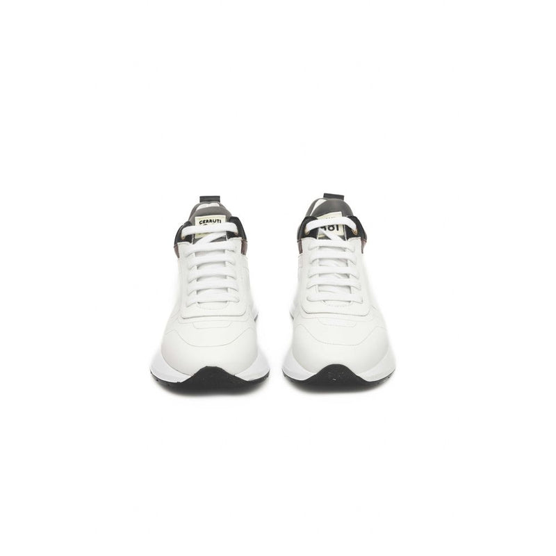 Cerruti 1881 Sneakers Femme en Cuir Blanc - Élégance et Confort