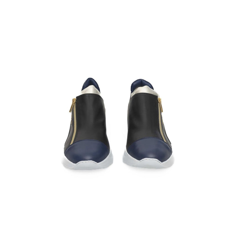 Cerruti 1881 Black Goatskin Women Sneaker - Stylish & Comfortable
