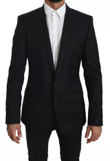 Dolce &amp; Gabbana, veste blazer slim noire, modèle MARTINI