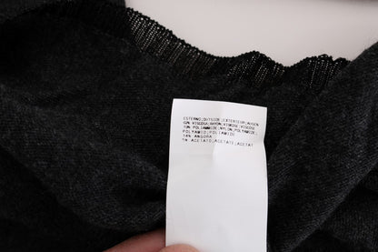 Pull en viscose gris de Costume National