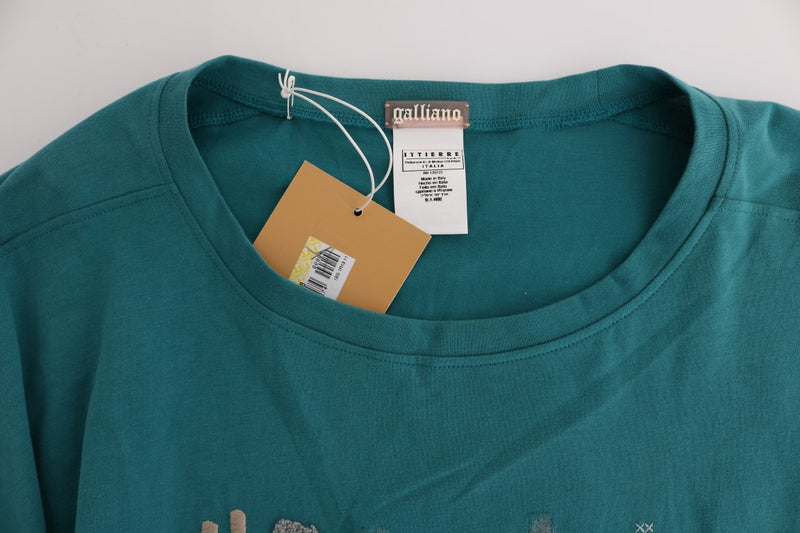 Pull en coton vert surdimensionné de John Galliano