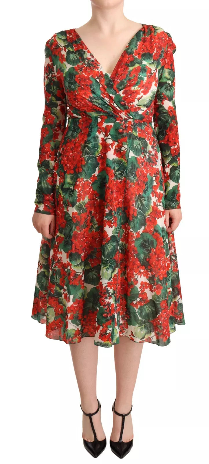 Robe Shift Multicolore Portofino de Dolce & Gabbana