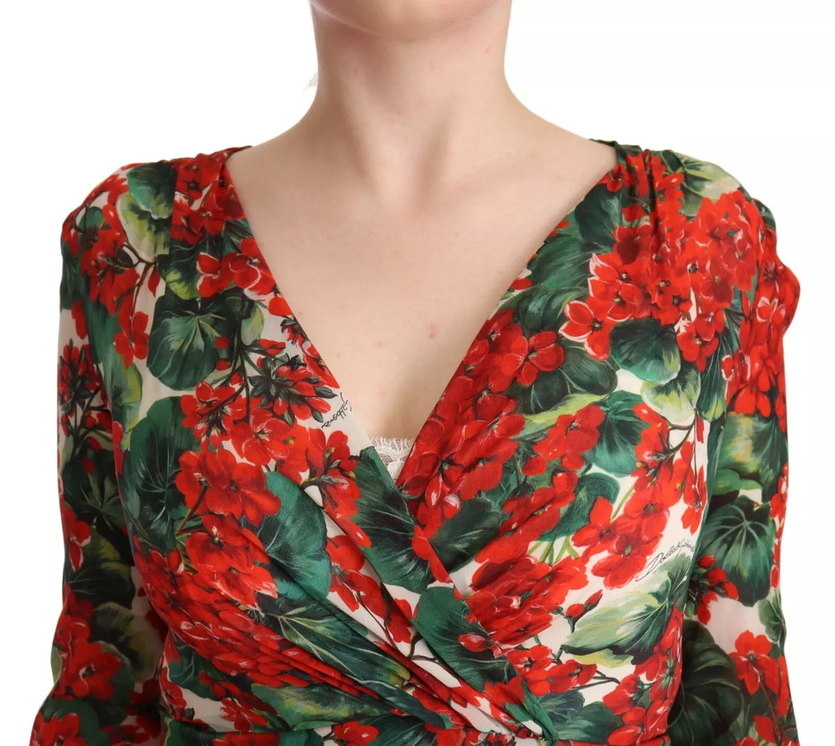 Robe Shift Multicolore Portofino de Dolce & Gabbana