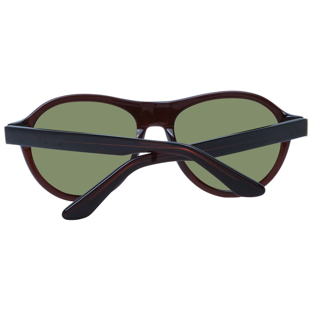 Lunettes de soleil Serengeti marron pour homme