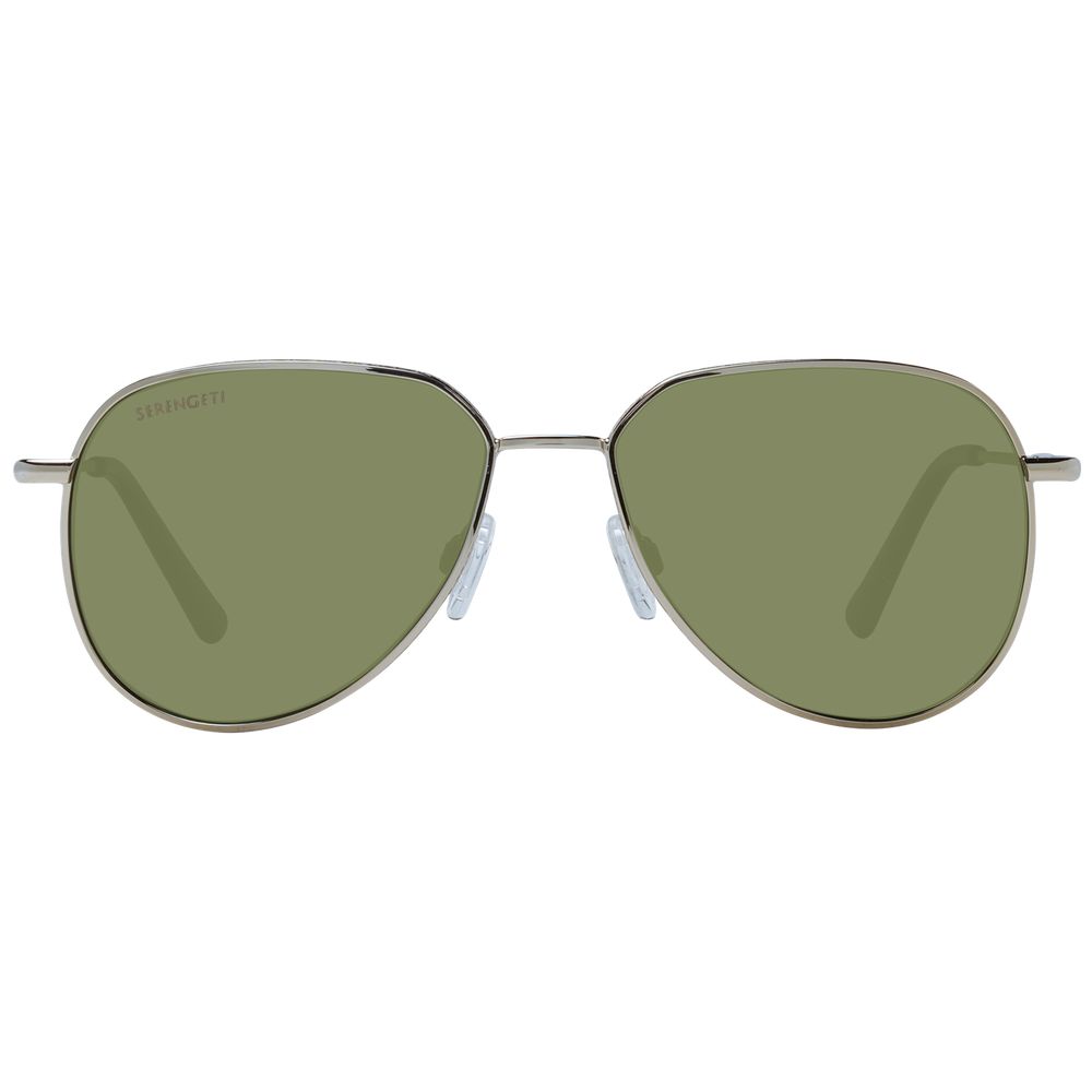 Serengeti Gold Unisex Sunglasses - Round Photochromatic & Polarized