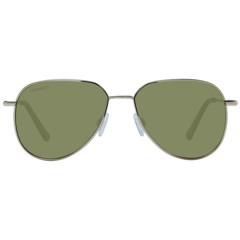 Serengeti Gold Unisex Sunglasses - Round Photochromatic & Polarized