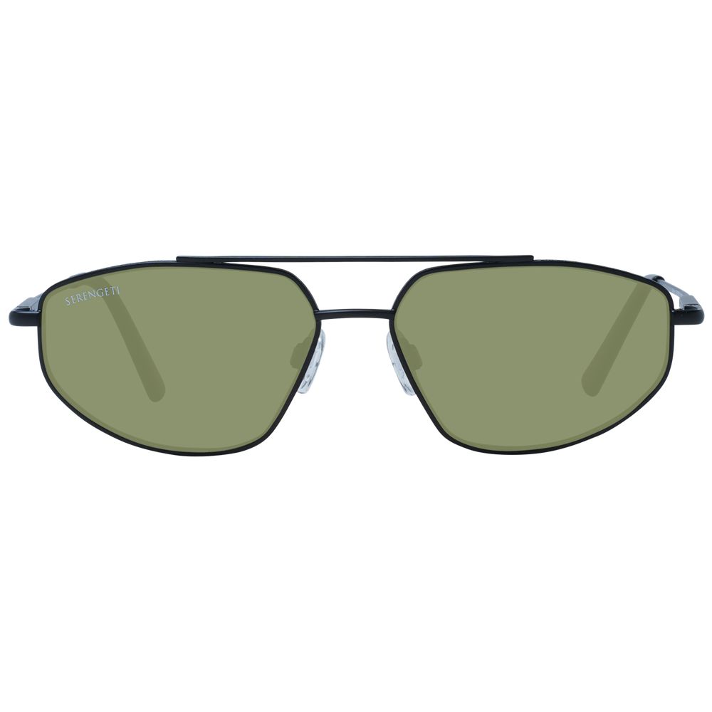 Lunettes de soleil Serengeti noires pour homme