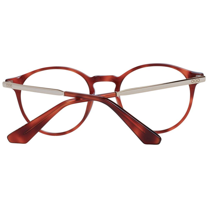 Sandro Brown Women Glasses Frame - Chic Round Acetate Design