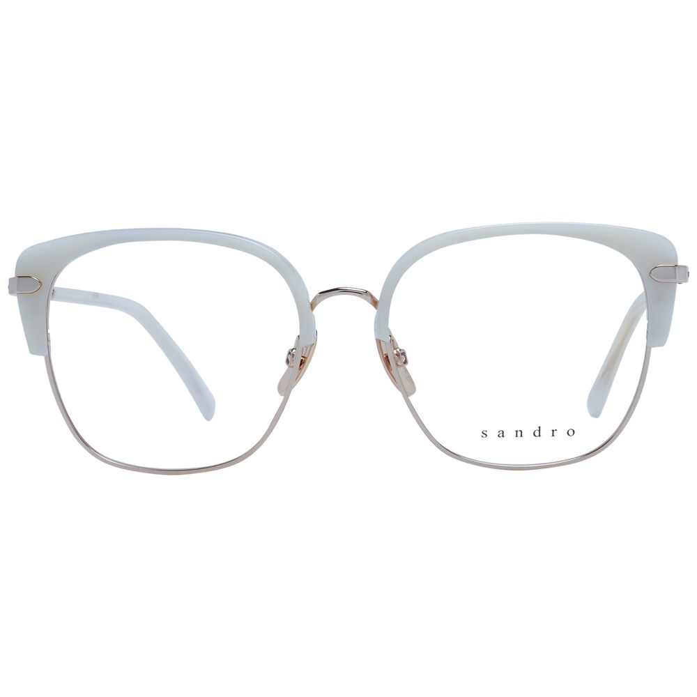 Monture de lunettes Sandro Femme Blanche - Élégante et Durable