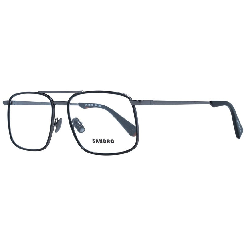 Sandro Gray Aviator Glasses Frame for Men