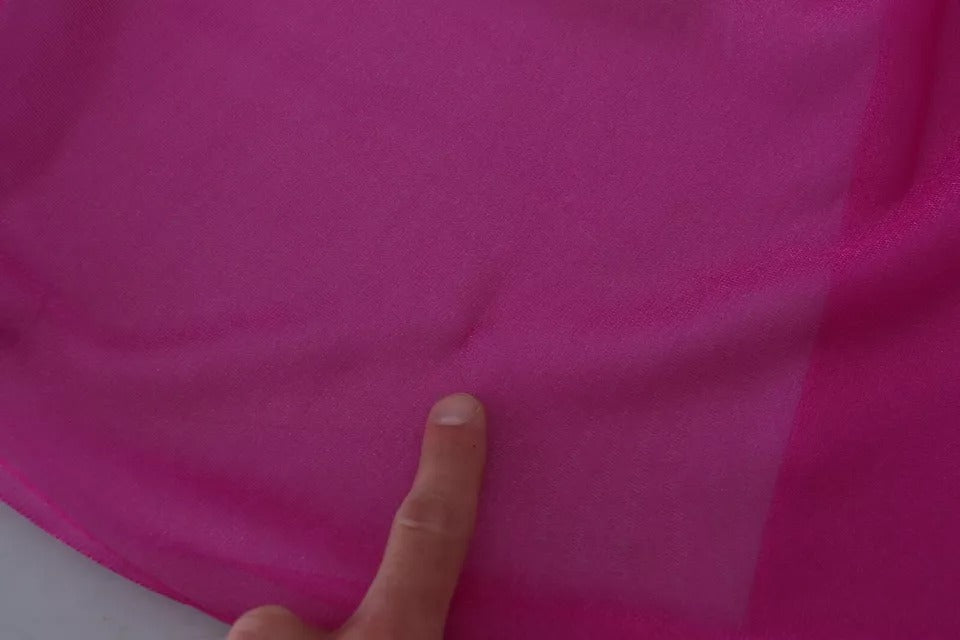 Dolce & Gabbana Pull Fuchsia en Polyester à Col Rond