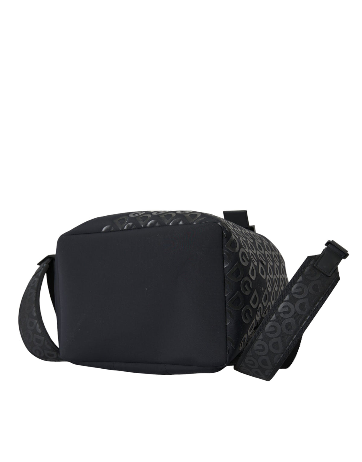 Sac à dos d'école Dolce & Gabbana en néoprène noir et nylon avec logo DG