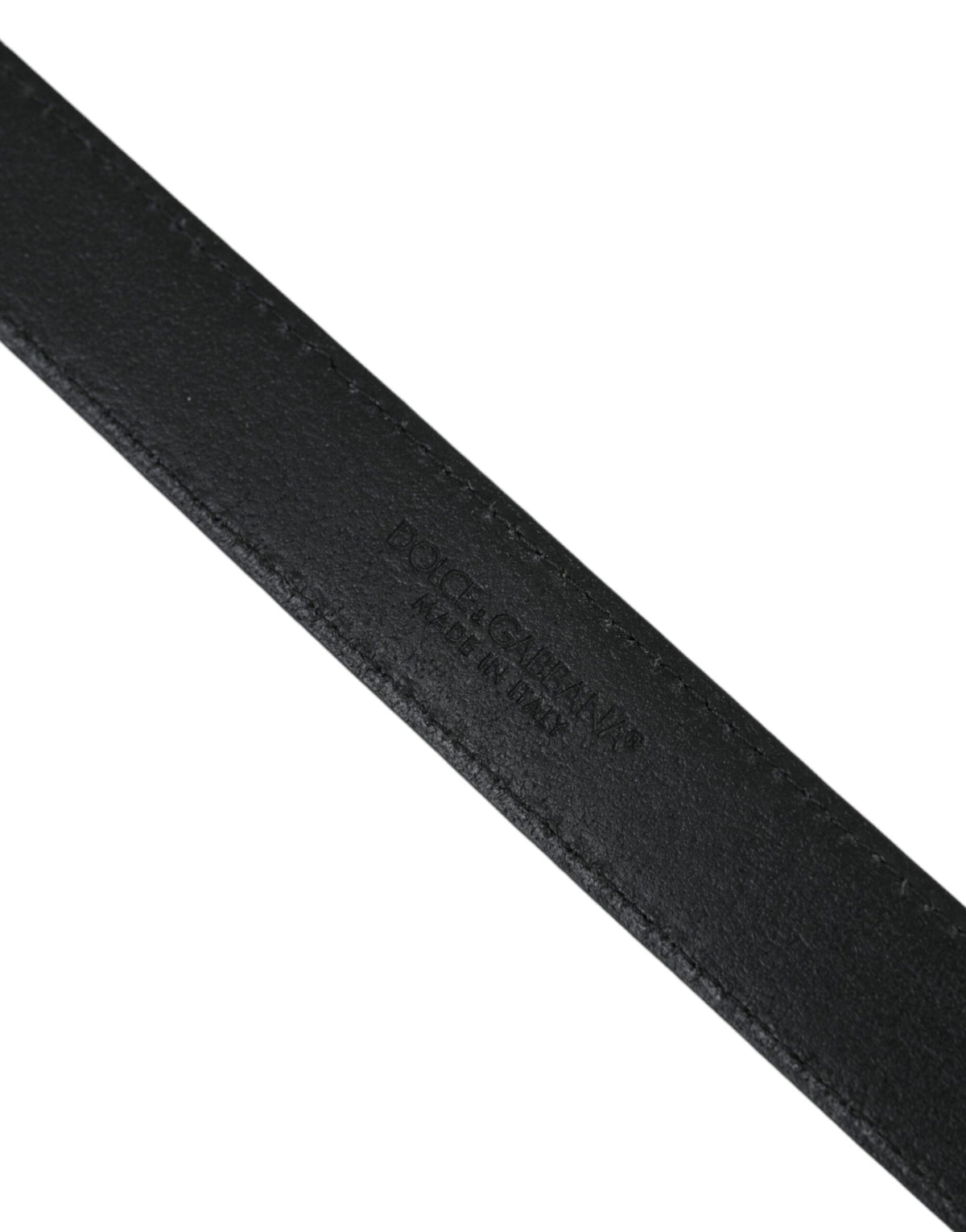Ceinture Dolce &amp; Gabbana en daim beige avec boucle argentée pour homme
