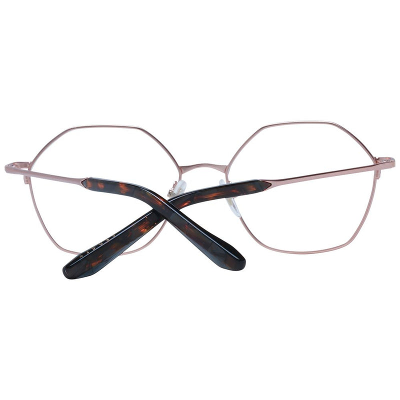 Sandro Rose Gold Women's Glasses Frame - Chic Geometric Design