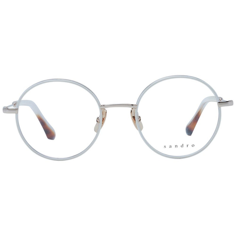 Sandro White Women Glasses Frame - Chic Panto Style