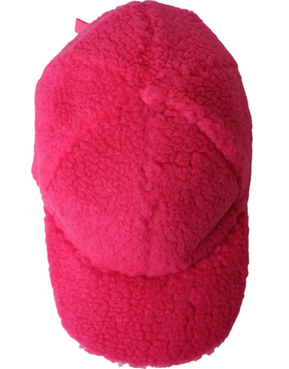 Casquette de baseball en polaire rose Dolce & Gabbana pour homme