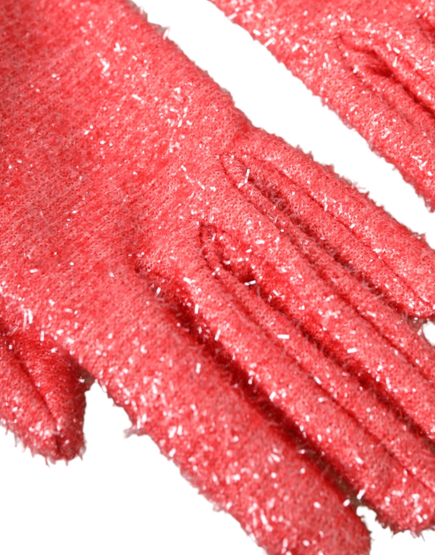 Dolce & Gabbana roze Lurex Fantasia handschoenen tot de middellange arm