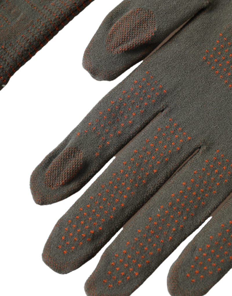 Gants Dolce & Gabbana en Coton Élastique Marron
