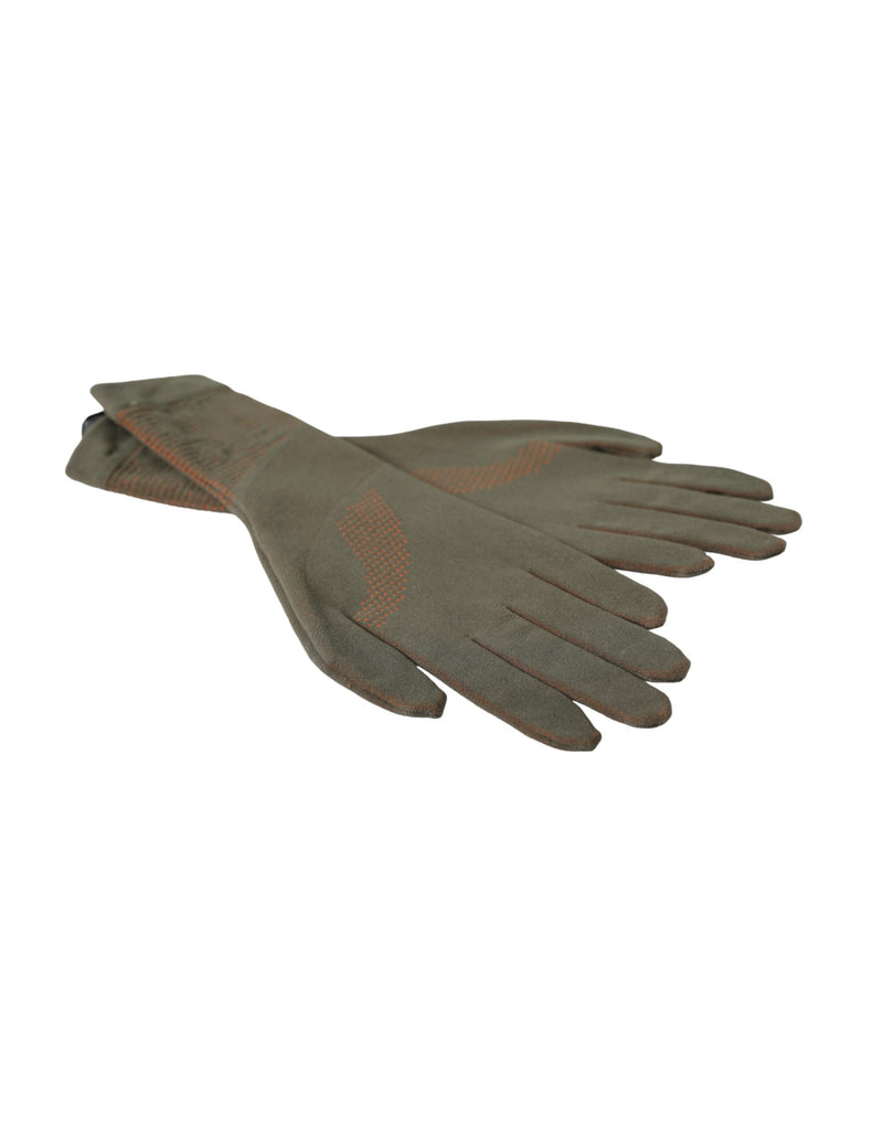 Gants Dolce & Gabbana en Coton Élastique Marron