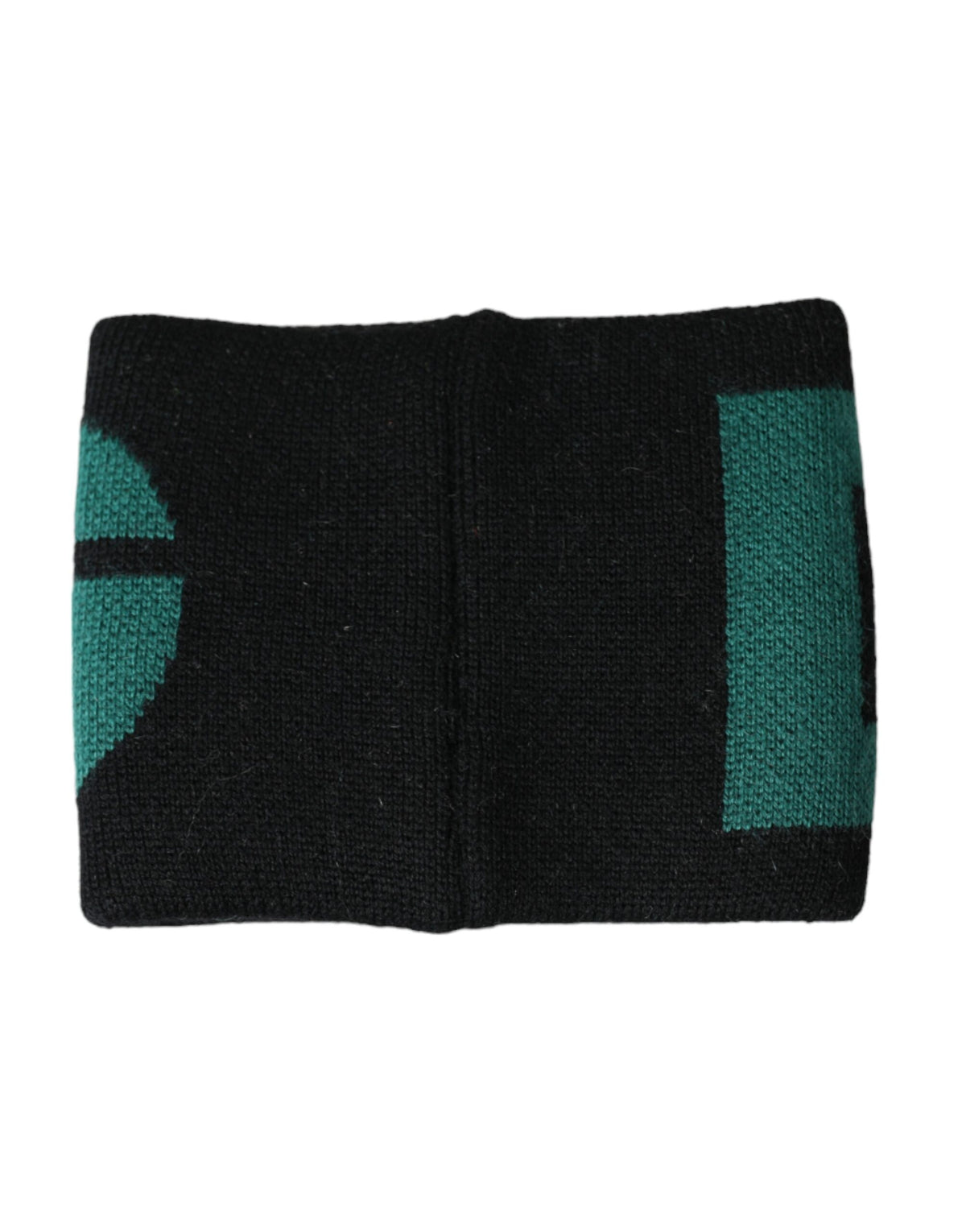 Bracelet Dolce & Gabbana en laine noire et verte avec logo #DGMILLENNIALS