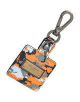 Dolce & Gabbana Étui Airpods en Cuir Multicolore Camouflage