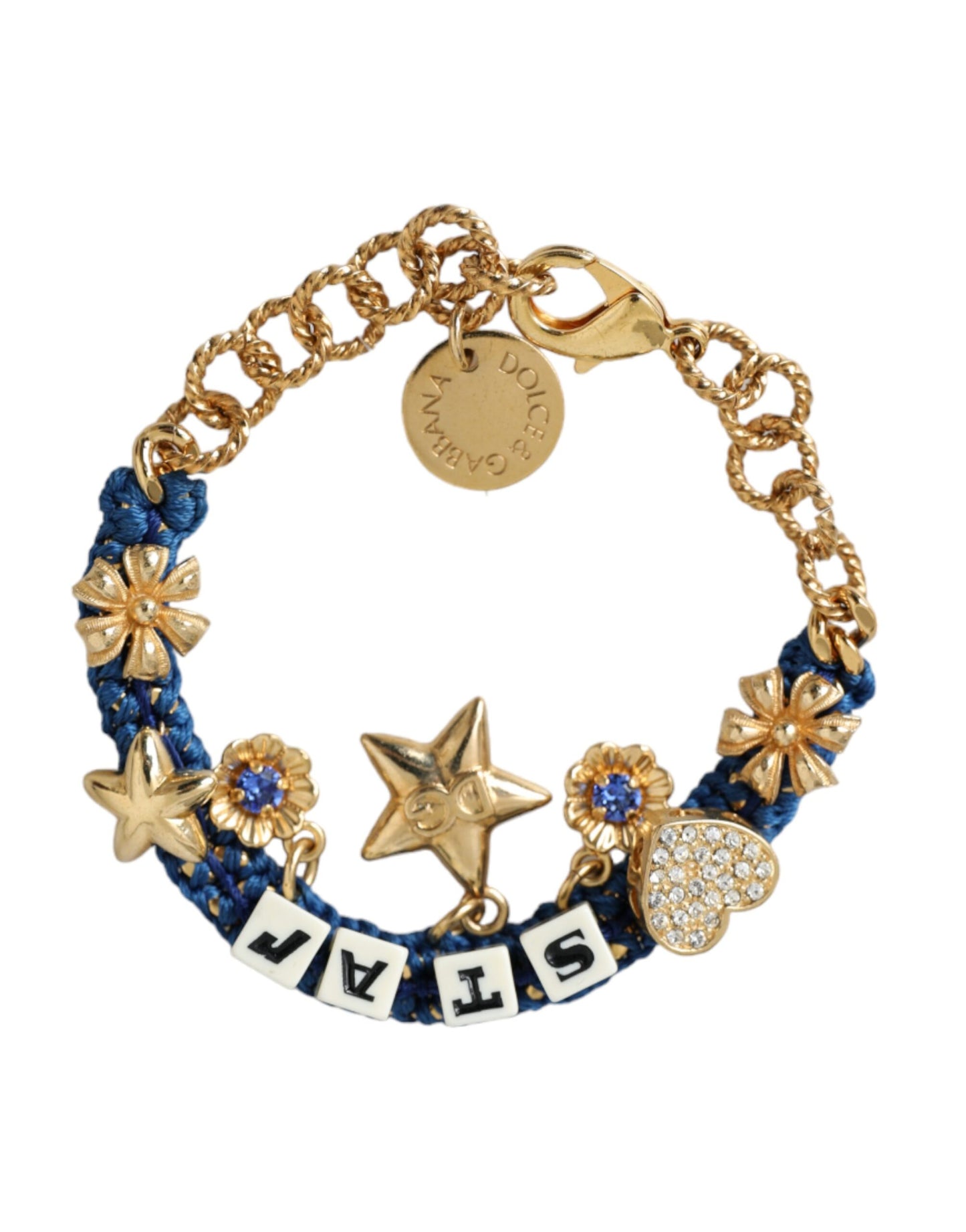 Dolce & Gabbana gouden messing ketting ster mode armband
