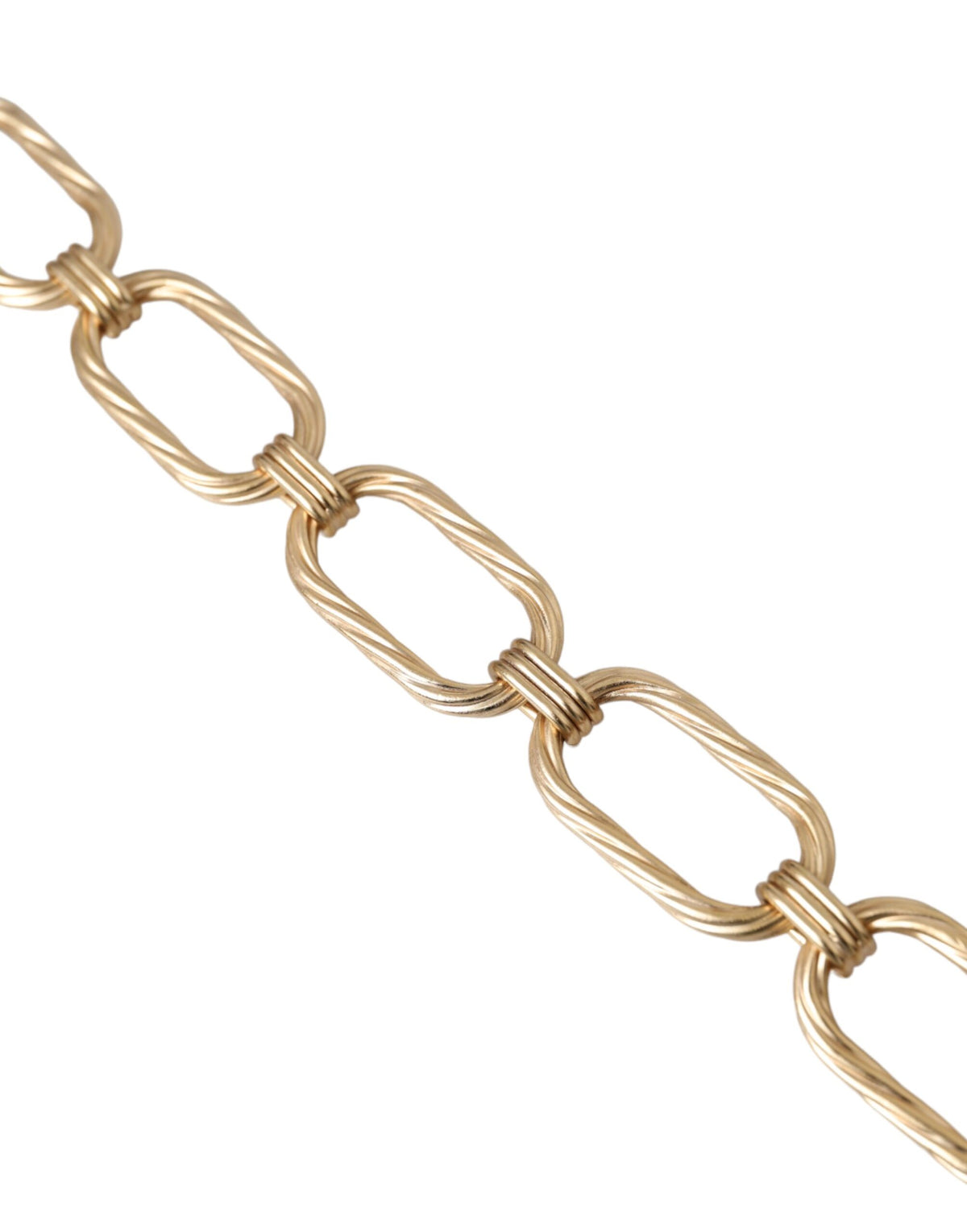 Collier à Chaîne Large en Laiton Doré Dolce & Gabbana