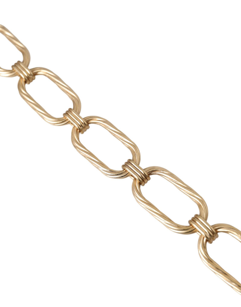Collier à Chaîne Large en Laiton Doré Dolce & Gabbana