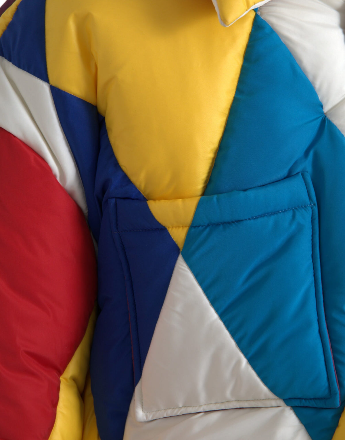 Veste coupe-vent et matelassée multicolore pour homme Dolce & Gabbana