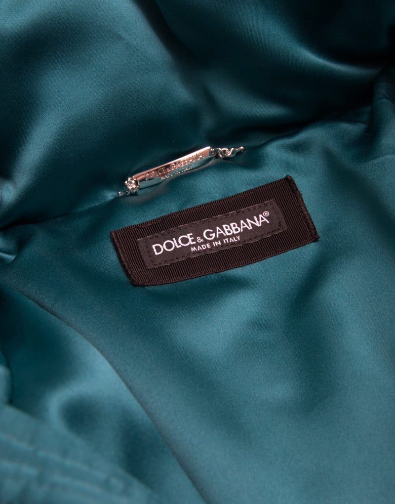 Dolce & Gabbana Windbreaker Pufferjas met bloemenprint in meerdere kleuren