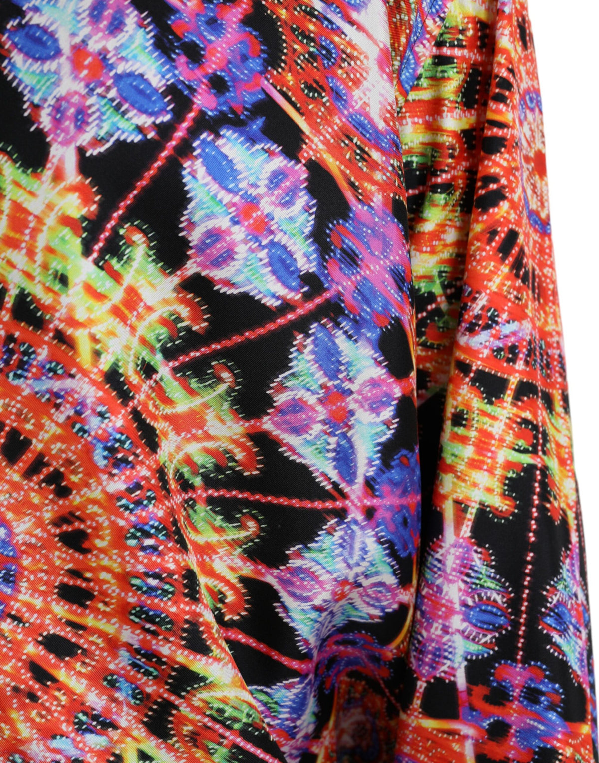 Chemise homme décontractée en soie multicolore Luminarie de Dolce &amp; Gabbana
