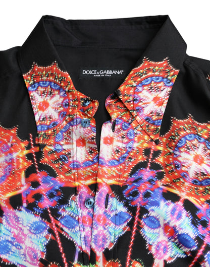 Dolce &amp; Gabbana Multicolor Luminarie Katoenen Heren Overhemd