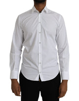 Robe longue en coton blanc Dolce &amp; Gabbana, chemise MARTINI