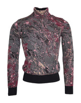 Pull col montant à motifs multicolores pour homme de Dolce &amp; Gabbana