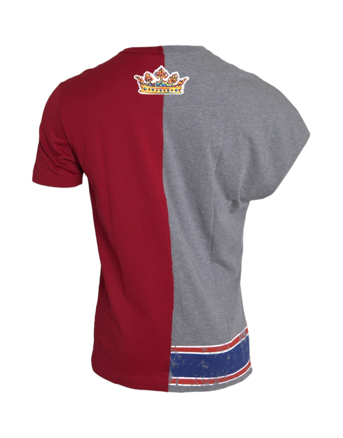 T-shirt à manches courtes à motifs graphiques multicolores de Dolce &amp; Gabbana