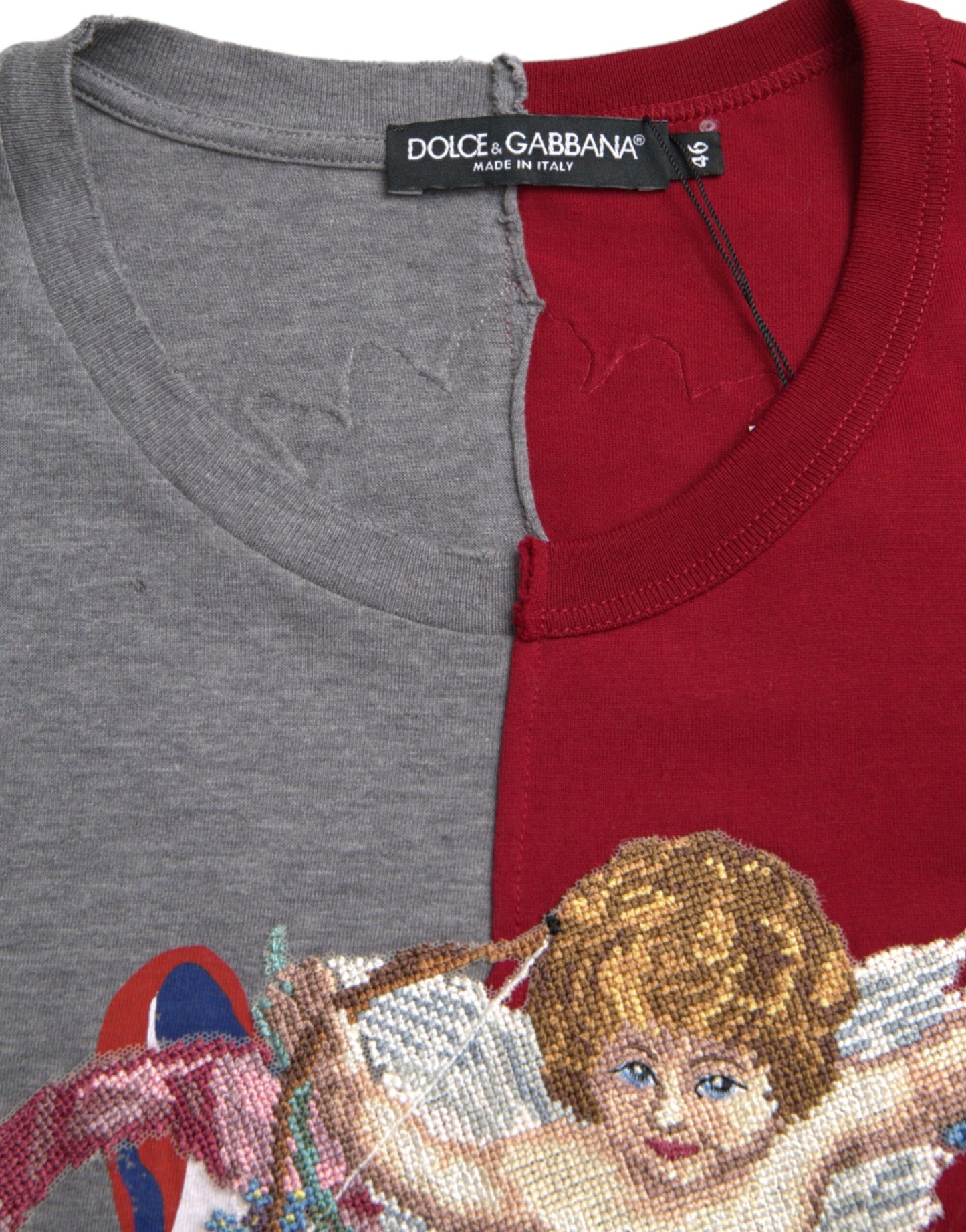 Dolce &amp; Gabbana T-shirt met korte mouwen en een grafische print in meerdere kleuren