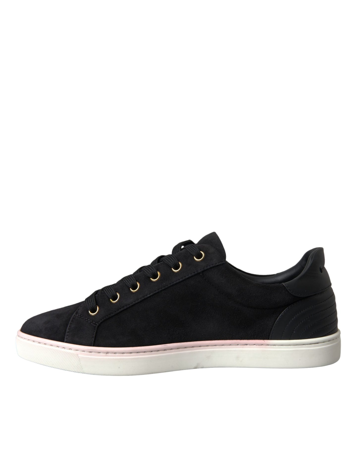 Sneakers basses en cuir suédé noir pour homme Dolce & Gabbana