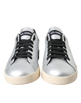 Dolce & Gabbana Silver Portofino Sneakers for Men