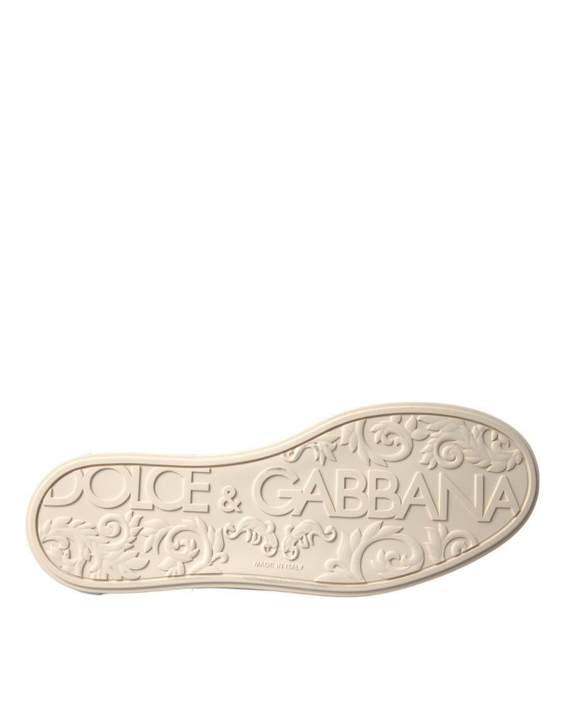 Dolce & Gabbana Silver Portofino Sneakers for Men