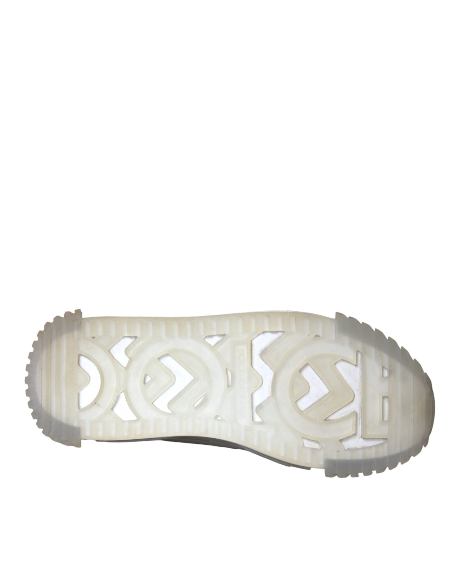 Sneakers basses NS1 en nylon argenté et noir pour homme de Dolce & Gabbana